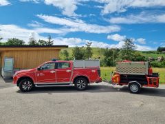 Übergabe neuer Motospritzenanhänger 